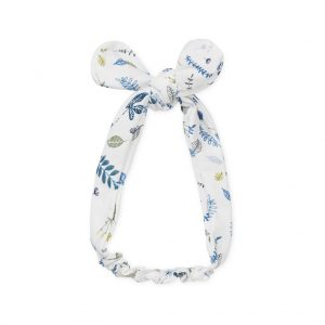 Cam Cam Jersey Hair Band Pressed Leaves Blue