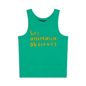 The Animal Observatory SS20 Kids Frog T-Shirt Tank Green Les Animaux