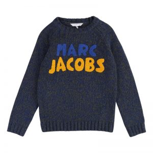 Little Marc Jacobs AW19 Superheroes Pullover Blue