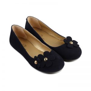 Little Marc Jacobs AW19 Ballerina Shoes Navy Size 33 ONLY