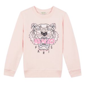 Kenzo Kids SS20 Tiger Sweatshirt Light Pink