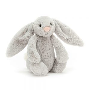 Jellycat Bashful Bunny Small Silver