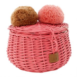 Lilu Wicker Wicker Basket Watermelon Small