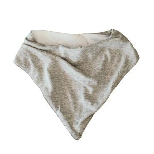 Snuggle Hunny Kids Bandana Dribble Bib - Grey Marle