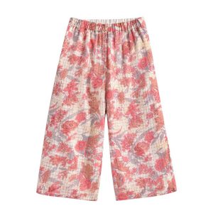 Louise Misha SS20 Flor Pants Pink Flower