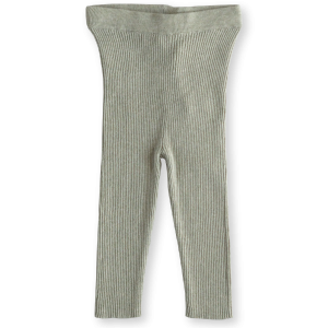 Grown AW20 Ribbed Leggings Seagrass