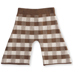 Grown AW20 Gingham Pants Clay/Earth