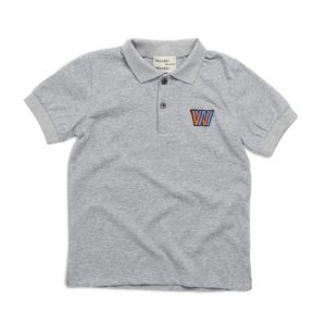 Wander & Wonder Always Collection Polo T-Shirt Grey