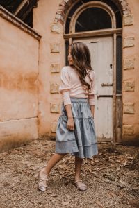 Petite Amalie AW20 Denim Midi Skirt