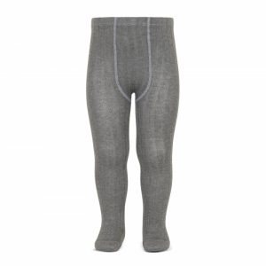 Condor Ribbed Tights Gris Claro Grey