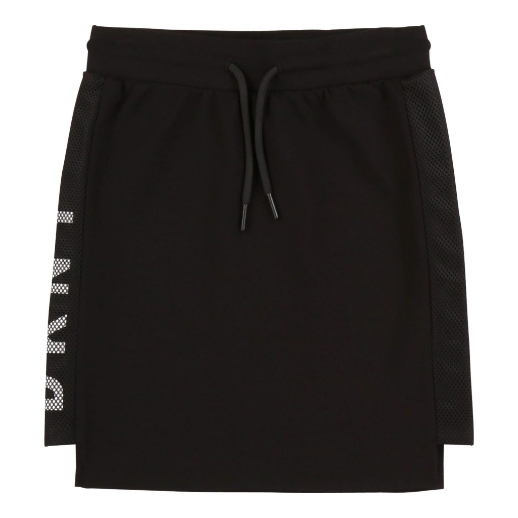 DKNY SS20 Mini Skirt with Side Logo Black - Leo & Bella