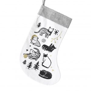 Wee Gallery Christmas Stocking Festive Cats