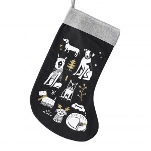 Wee Gallery Christmas Stocking Festive Pups