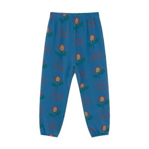 The Animal Observatory AW20 Xmas Dromedary Trousers Blue Flower