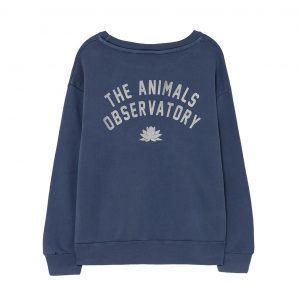 The Animal Observatory SS21 Bear Kids Sweatshirt Logo Navy