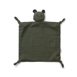 Liewood Agnete Cuddle Cloth Panda Hunter Green