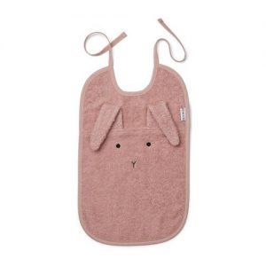 Liewood Theo Terry Bib Rabbit Rose