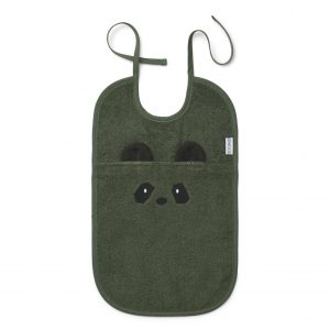 Liewood Theo Terry Bib Panda Hunter Green