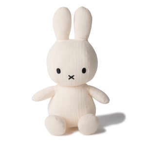 Miffy Plush Doll Sitting Muslin Cream 23cm