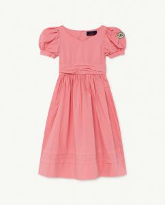 The Animal Observatory SS21 Peacock Kids Dress TAO Pink
