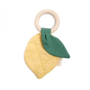 nobodinoz Lemon Teether Ring