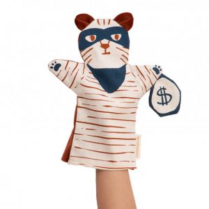 nobodinoz Tiger Hand Puppet