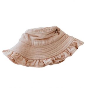 Piper Bug Muslin Sun Hat Frill Shell