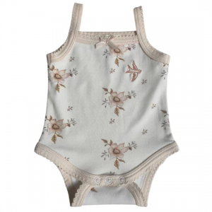 Piper Bug Frilly Singlet Suit Vintage Floral