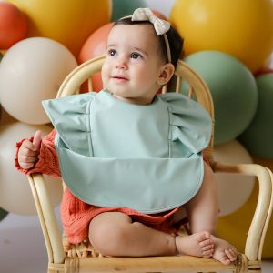 Snuggle Hunny Kids Waterproof Snuggle Bib Frill - Sage