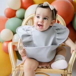 Snuggle Hunny Kids Waterproof Snuggle Bib Frill - Dove