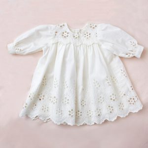 Petite Amalie SS21 Bebe Embroidered Dress White