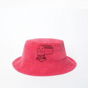 Weekend House Kids SS21 House Bucket Hat Red