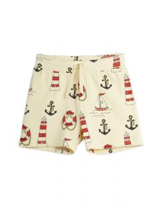 Mini Rodini AW21 Lighthouse Shorts Off White