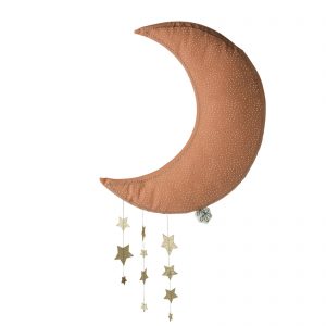 Picca LouLou Wall Hanging Moon Pink With Stars