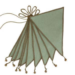 Numero 74 Garland Bunting Flags Sage Green