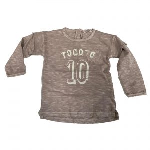 Tocoto Vintage SS18 Baby Boy Long Sleeve Double T-shirt Light Tan