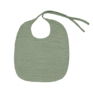 Numero 74 Baby Bib Round Sage Green