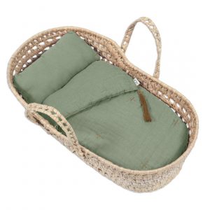 Numero 74 Doll Bedding Sage Green (Basket Not Included)