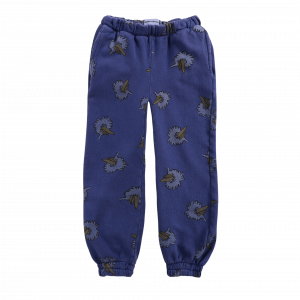 Bobo Choses AW21 Kids Jogging Pants Birdie All Over Twilight Blue