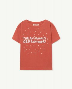 The Animal Observatory AW21 Kids Rooster T-Shirt The Animal Red