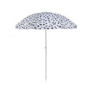 Sunnylife Eco Beach Umbrella Call Of The Wild - White