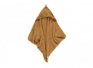 nobodinoz So Cute Baby Bath Cape Caramel