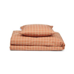 Liewood Carl Adult Bedding Set Check / Tuscany Rose Single