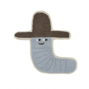 OYOY Floor Rug Calle Cowboy Rug Pale Blue