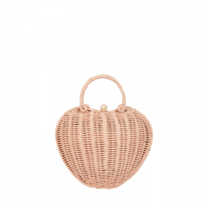 Olli Ella Rattan Luvya Bag Rose