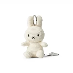 Miffy Keychain Corduroy Off White 10cm