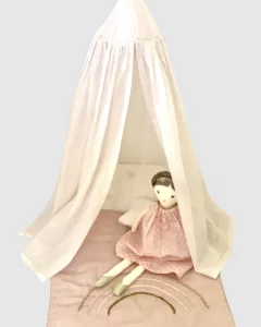 Little Nordic Kids Dolls Mini Canopy Champagne Pink