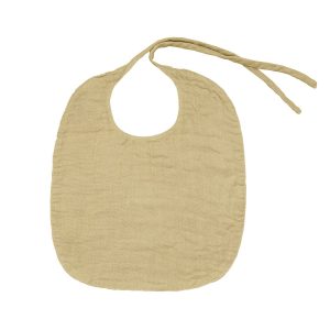 Numero 74 Baby Bib Round Yellow Mellow