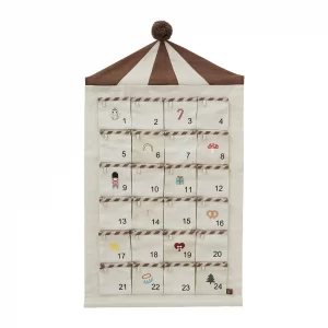 OYOY Circus Christmas Advent Calendar Beige / Brown