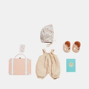 Olli Ella Dinkum Doll Travel Togs Blush